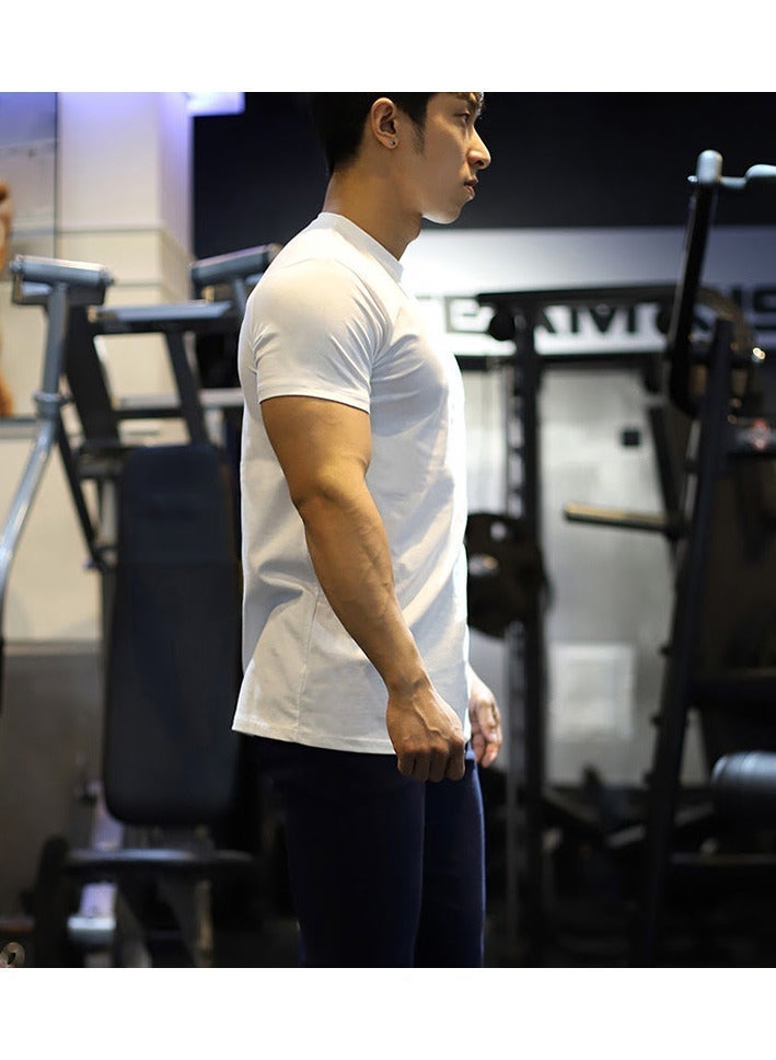 OLUDENIZ Men's Athletic Gym T-Shirt - Breathable, Quick-Dry Sportswear, 90% Polyester, 10% Spandex - Image 5